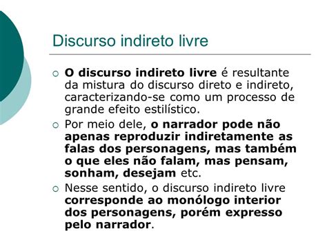 Discurso Indireto Livre Definição E Exemplo Vários Exemplos