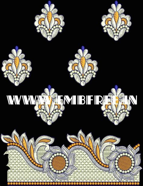 Saree Embroidery Design Skatt Saree Border Embroidery Designs Saree Embroidery Design