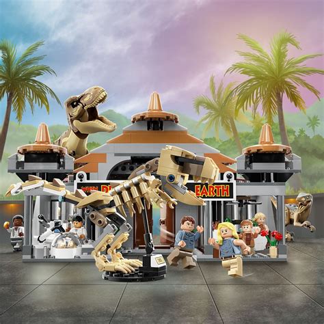 LEGO® Jurassic World: Visitor Center: T-Rex & Raptor Attack - Kiddlestix Toys