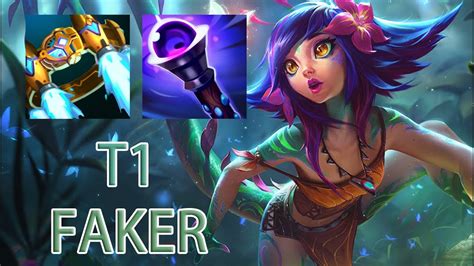 T1 Faker Neeko Mid VS Akshan KR GrandMaster Patch 13 21 YouTube