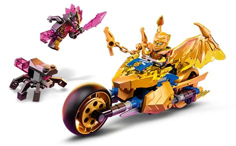 LEGO NINJAGO Jays Golden Dragon Motorbike 71768 Building Kit Playset