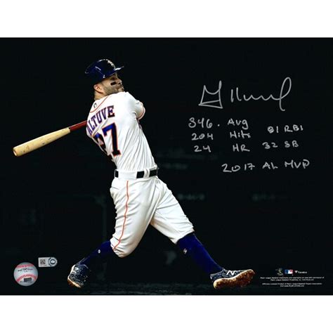 Autographed Houston Astros Jose Altuve Fanatics Authentic 11 X 14