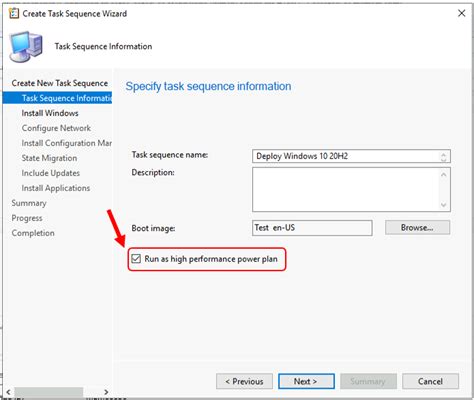 Easy Steps To Run Sccm Task Sequence With High Performance Power Plan