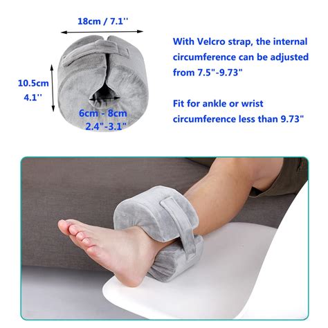 Buy Foot Elevation Pillow Ankle Heel Elevator Wedge Foot Support Pillow