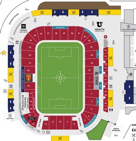 America First Field Real Salt Lake Stadium Stadium Database