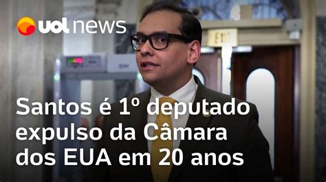 George Santos é 1º deputado expulso da Câmara dos EUA em 20 anos YouTube