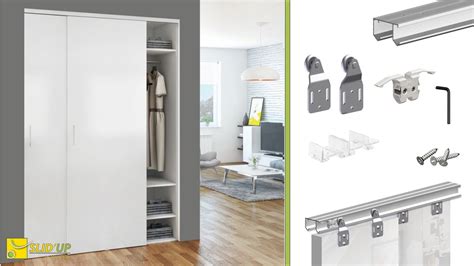 Stanley National Hardware Bypass Door Sliding Closet Track Kit Dandk Organizer