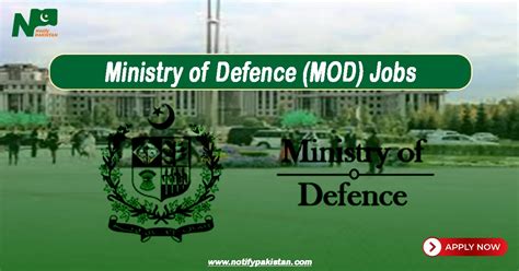 Ministry Of Defence Mod Jobs 2024 Online Apply Notify Pakistan