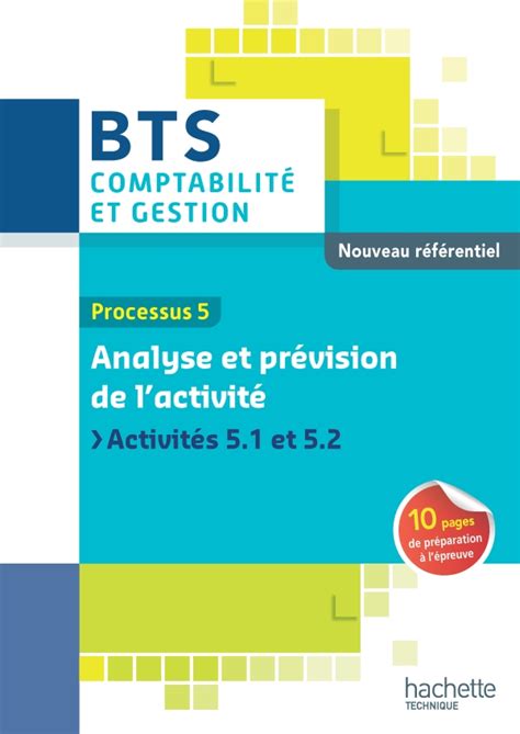 P Analyse Et Pr Vision De L Activit Bts Cg Ed Hachette Fr