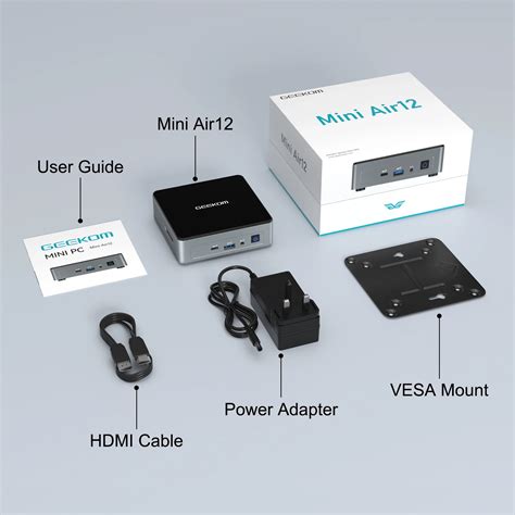 GEEKOM Mini Air12 Mini PC 12th Gen Intel Alder Lake GEEKOM