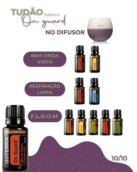 Pin de Anna Aquino em BLENDS E RECEITAS DOTERRA Misturas de óleos