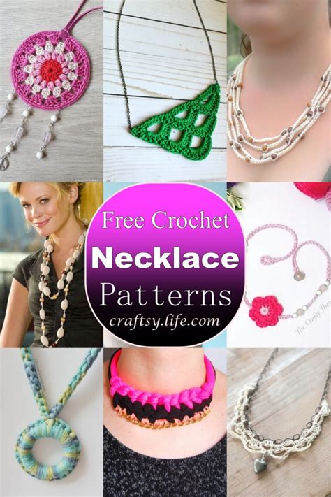 31 Free Crochet Necklace Patterns For Stylish Look Craftsy