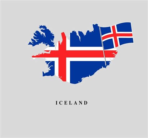 Premium Vector Iceland Flag