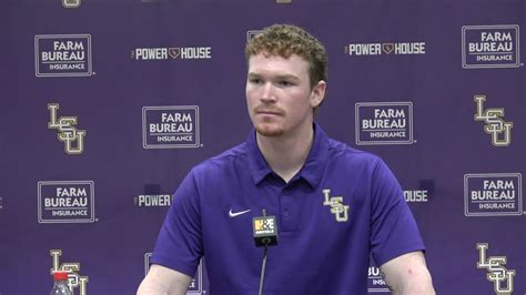 Lsu First Baseman Jared Jones Tiger Baseball Media Day Interview