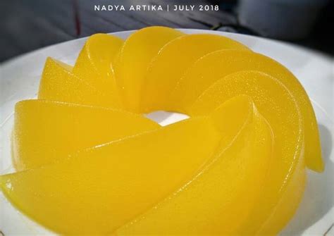 Resep Pudding Nutrisari Jeruk Oleh Nadya Artika Cookpad