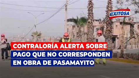 Contraloría alerta sobre pago que no corresponden en obra de