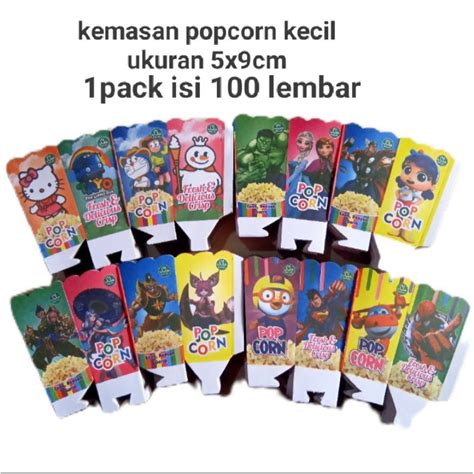 Jual Kertas Popcorn Ukuran X Cm Isi Lembar Shopee Indonesia