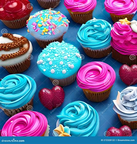 Cupcakes Background Stock Photography | CartoonDealer.com #34456298