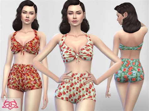 The Sims Resource Pin Up Swimwear 1 RECOLOR 3 Needs Mesh