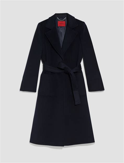 Runaway Wool Coat Midnight Blue Maxandco