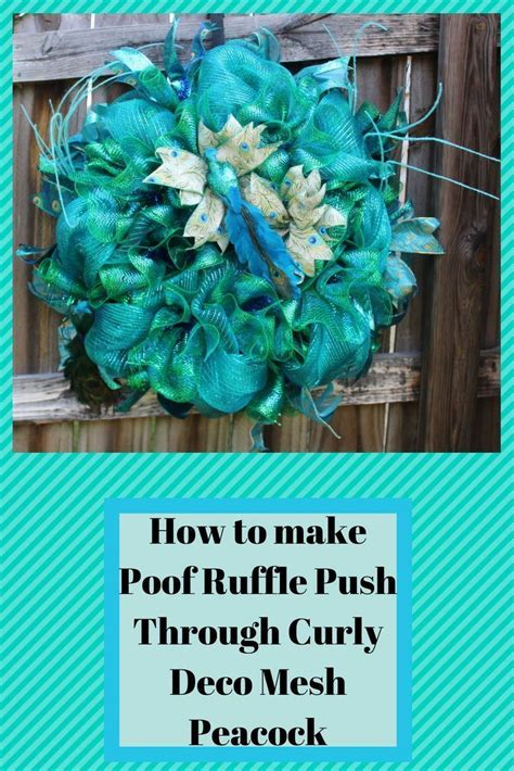 How To Make A Peacock Wreath Using Several Methods Together Diycrafts Peacock Wreath