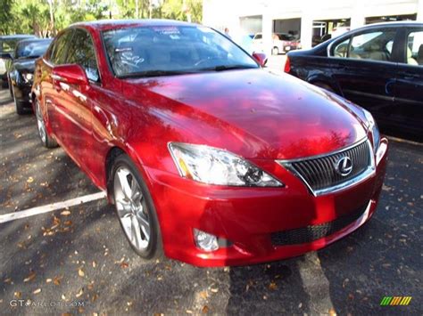 2010 Matador Red Mica Lexus Is 250 60045116 Photo 3 Car Color Galleries