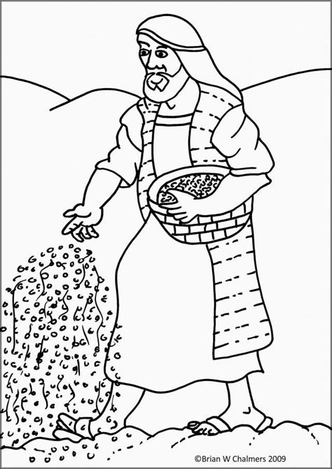 Mustard Seed Coloring Page Coloring Pages