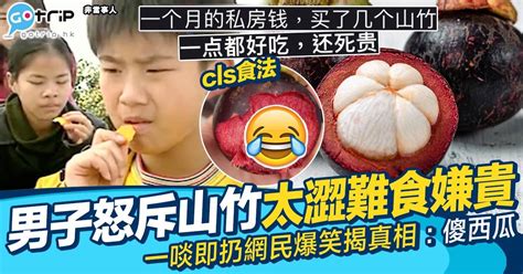 男子稱山竹又貴又澀？狂勸咪中伏！cls食法網民瘋狂恥笑：傻西瓜