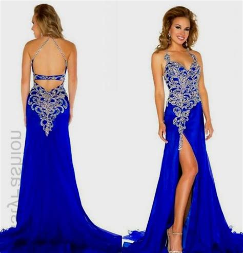 Blue And Gold Sequin Dress Make You Look Like A Princess Fashionmora