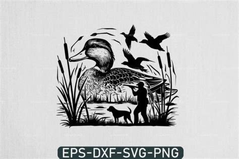 Duck Hunting Svg File Hunting Season Svg Graphic By Uzzalroyy9706