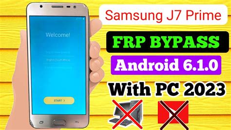 Samsung J7 Prime FRP Bypass 2023 FRP J7 Prime G610F FRP Bypass