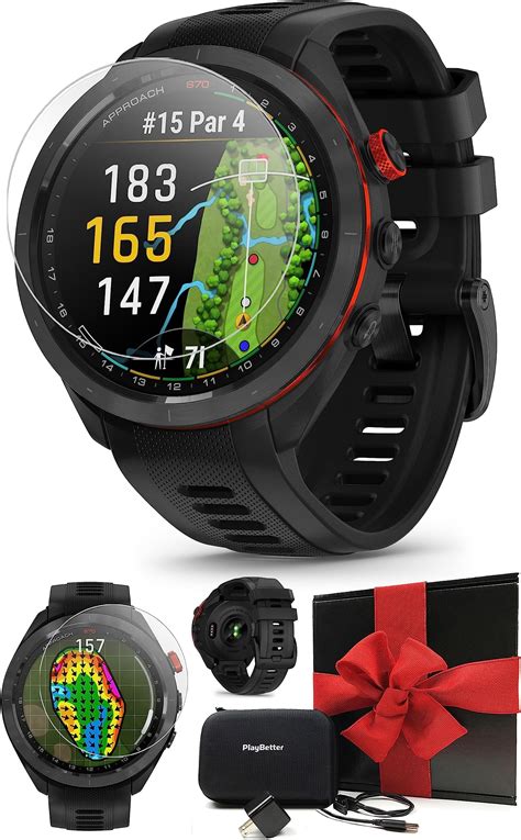 Garmin Approach S70 47mm Premium Gps Golf Watch Black Electronics