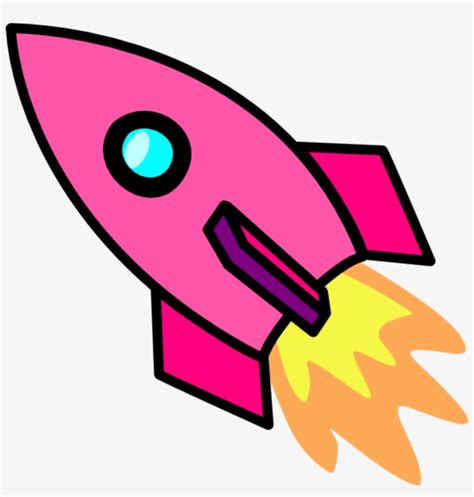 Cartoon Spaceship Png Rocket Clipart 600x600 Png Download Pngkit