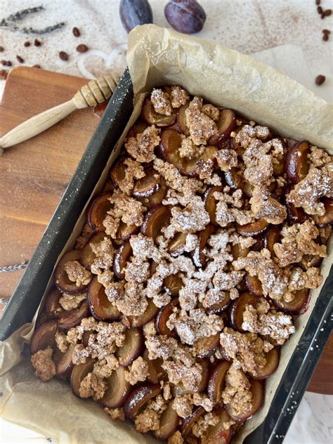 Zwetschgenkuchen mit Vollkorn Öl Quark Teig essalavanessa