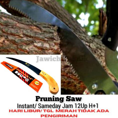 Gergaji Dahan Lengkung Kopi Inch Pruning Saw Kayu Ranting Pohon