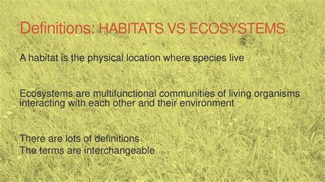 Habitats Mapping And Assessment Ppt Download