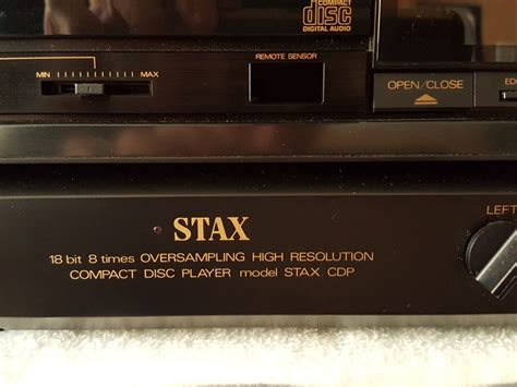 Stax Quattro II 18bit High Resolution CDP For Sale Audiogon