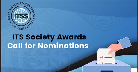 Reminder Call For Nominations IEEE ITSS 2023 Awards IEEE ITSS