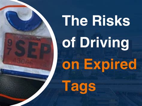 Driving On Expired Tags Risks Consequences Explained