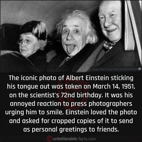 The Iconic Photo Of Albert Einstein Sticking His Tongue Out Was Taken