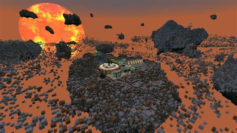 Asteroid Base By Lifeboat Minecraft Marketplace Map Minecraft Marketplace Via