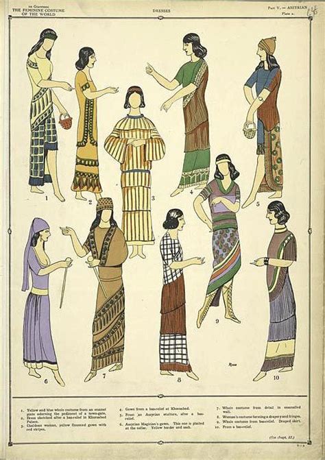 Mesopotamia fashion for women showed barely any skin. Mostly they wore ...