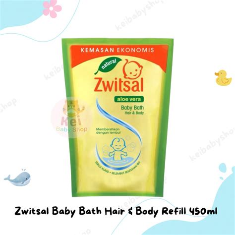 Jual Zwitsal Baby Bath Hair Body Refill 450ml Sabun Mandi Bayi 2in1