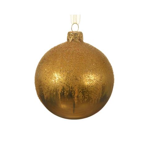 Decoris Kerstbal Glas D Cm Licht Goud Ii Kerst Blokker