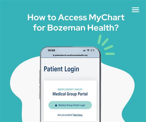 Access Your Health Information With My Chart Bozeman Health Fitnesp