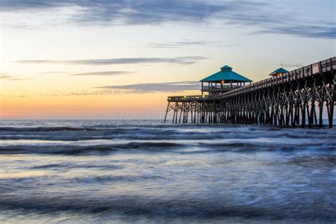 Folly Beach on Folly Beach Island Charleston, South Carolina during ...