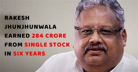 With Single Stock Rakesh Jhunjhunwala Earned 284 Crore In Six Years