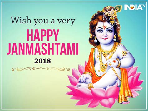 Happy Krishna Janmashtami 2018 Best Wishes Quotes Hd Images With