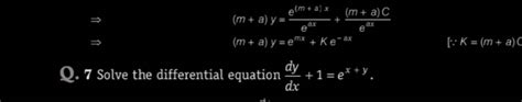 ⇒⇒ M A Y Eaxe M A X Eax M A C M A Y Emx Ke−ax [∵k M A Cq 7 Solve Th