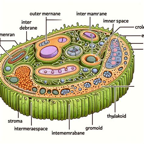 Chloroplast Structure & Components: Diagram and Details | AI Art ...